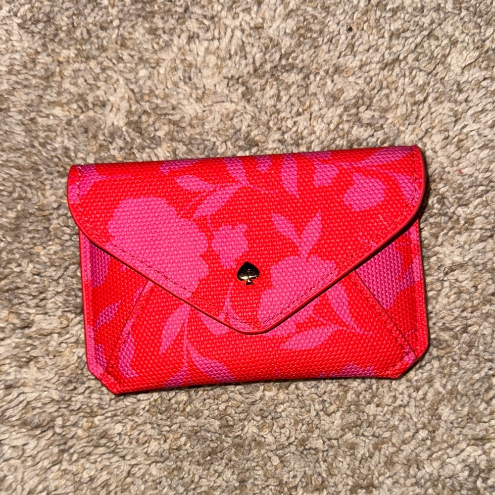 Kate Spade + Target NWT❗️Red Floral Women's Wallet